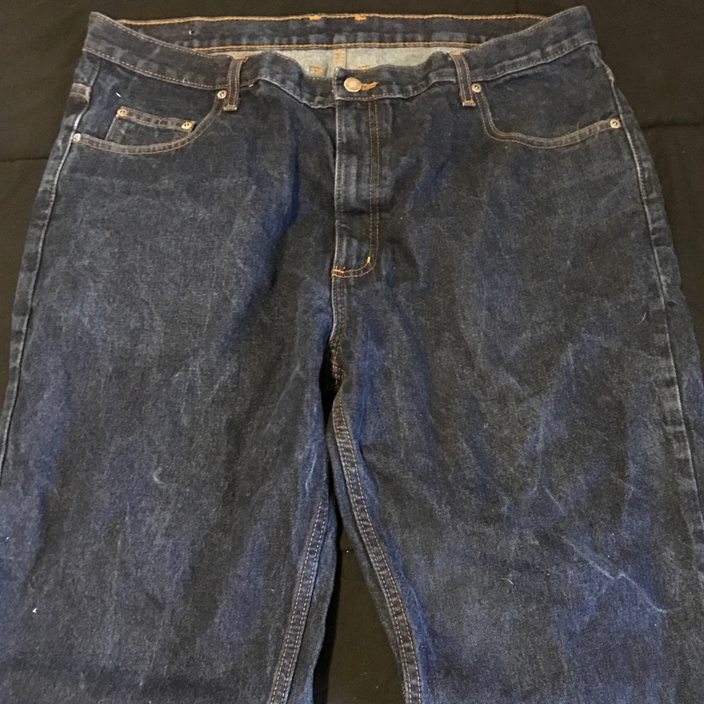 Men’s dark wash jeans